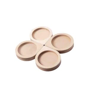 Waterdrop-Shaped Coaste